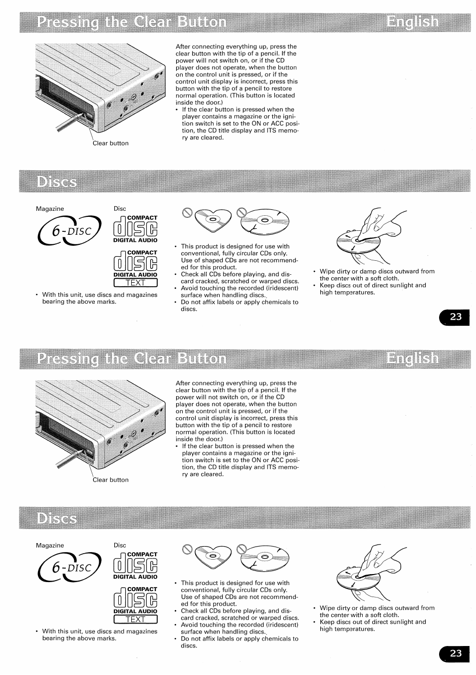 Pioneer CDX-FM657 User Manual | Page 23 / 68