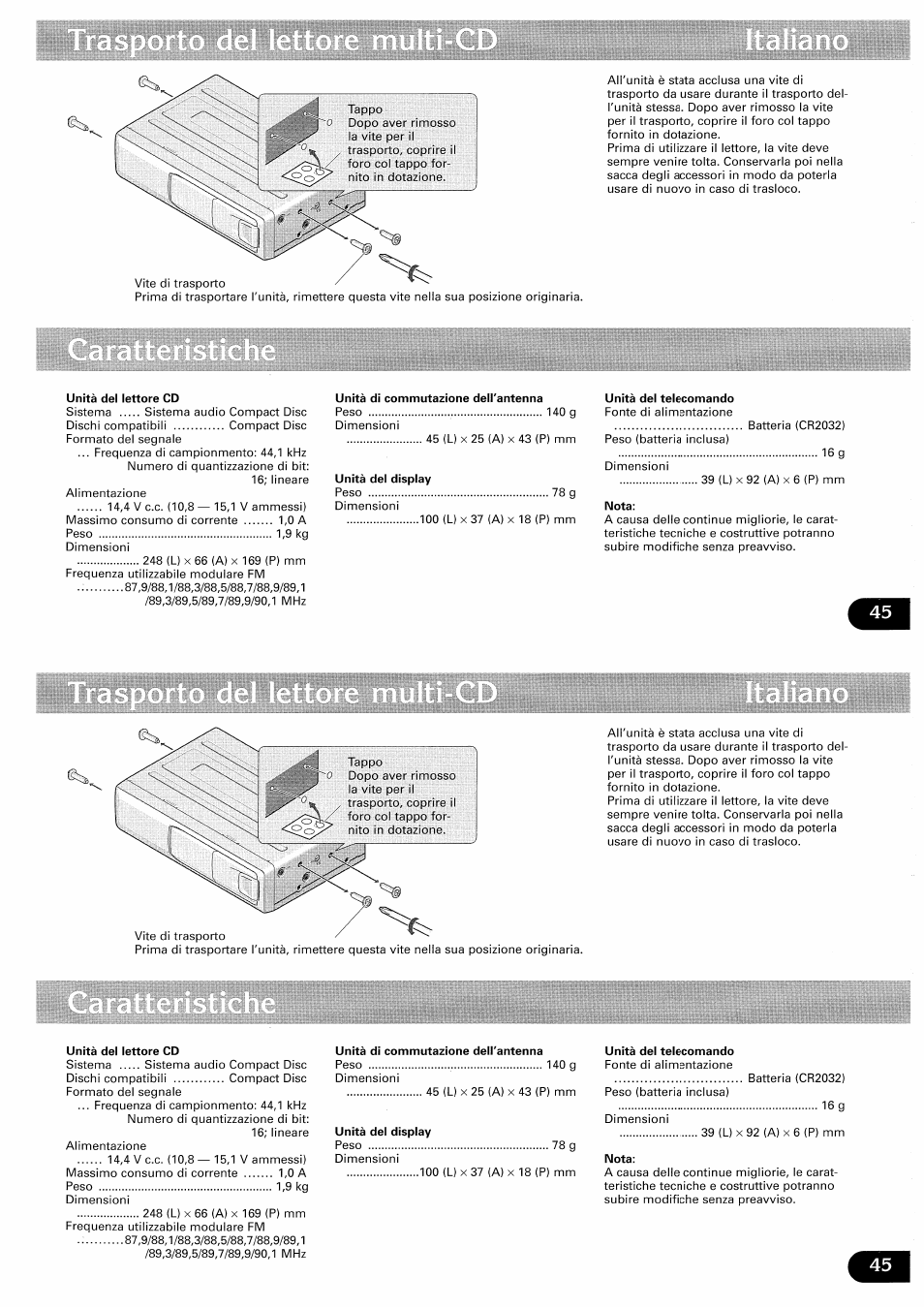 Pioneer CDX-FM657 User Manual | Page 45 / 68