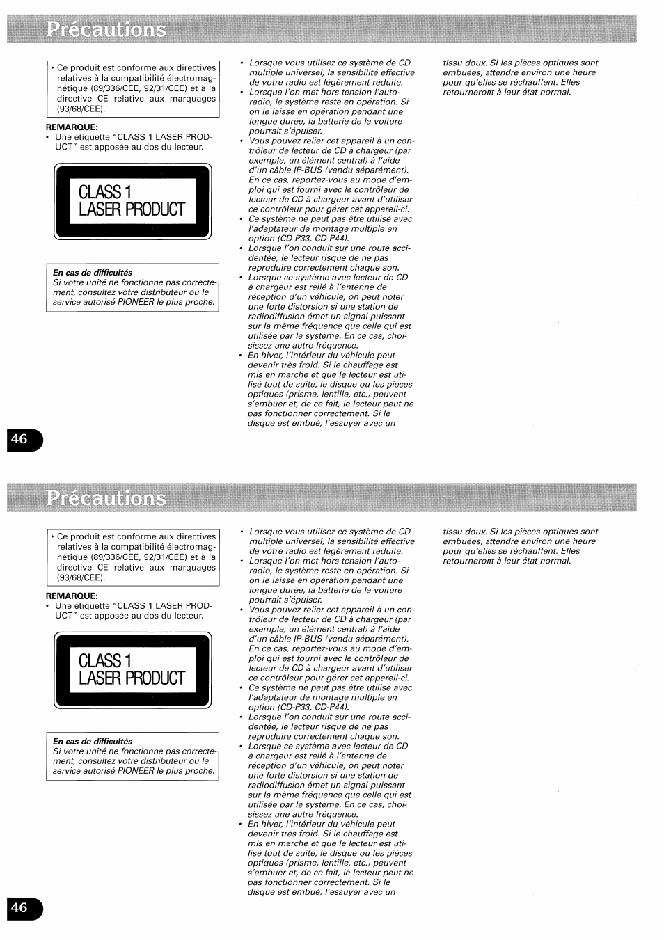 Pioneer CDX-FM657 User Manual | Page 46 / 68