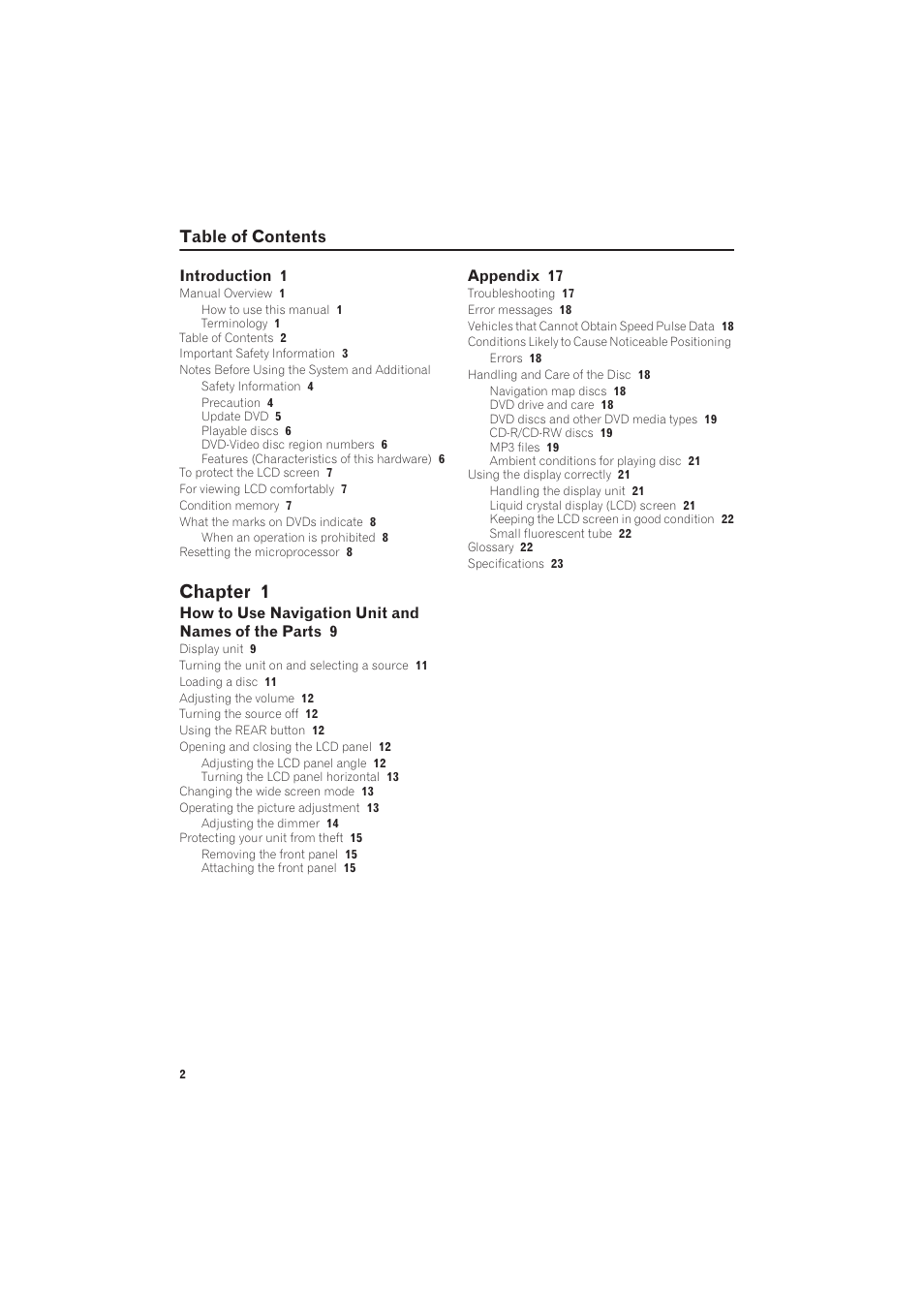 Pioneer AVIC-X1R User Manual | Page 4 / 27
