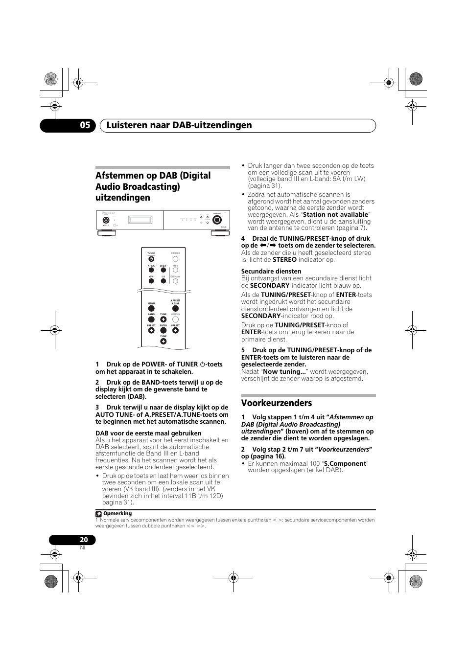Voorkeurzenders, Luisteren naar dab-uitzendingen 05 | Pioneer F-F6MK2-K User Manual | Page 110 / 182