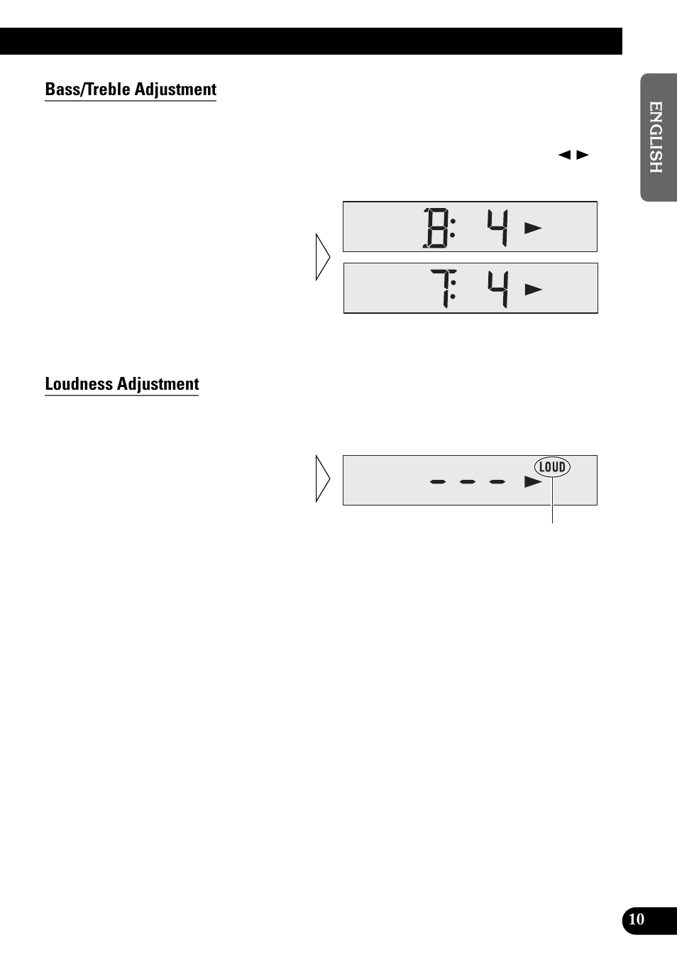 Bass/treble adjustment, Loudness adjustment | Pioneer KEH-1940 User Manual | Page 11 / 88