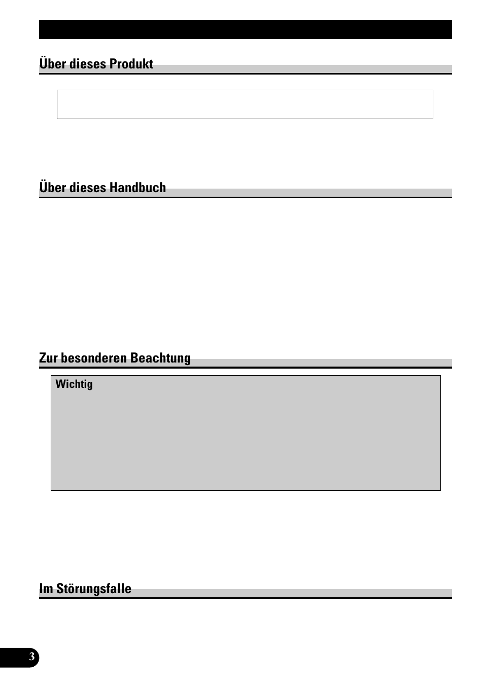 Vor gebrauch dieses produkts, Über dieses produkt, Über dieses handbuch | Zur besonderen beachtung, Im störungsfalle | Pioneer KEH-1940 User Manual | Page 32 / 88