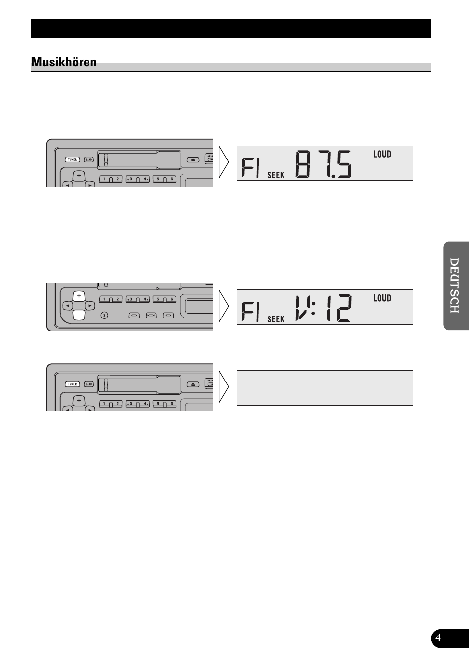 Grundlegender betrieb, Musikhören | Pioneer KEH-1940 User Manual | Page 33 / 88