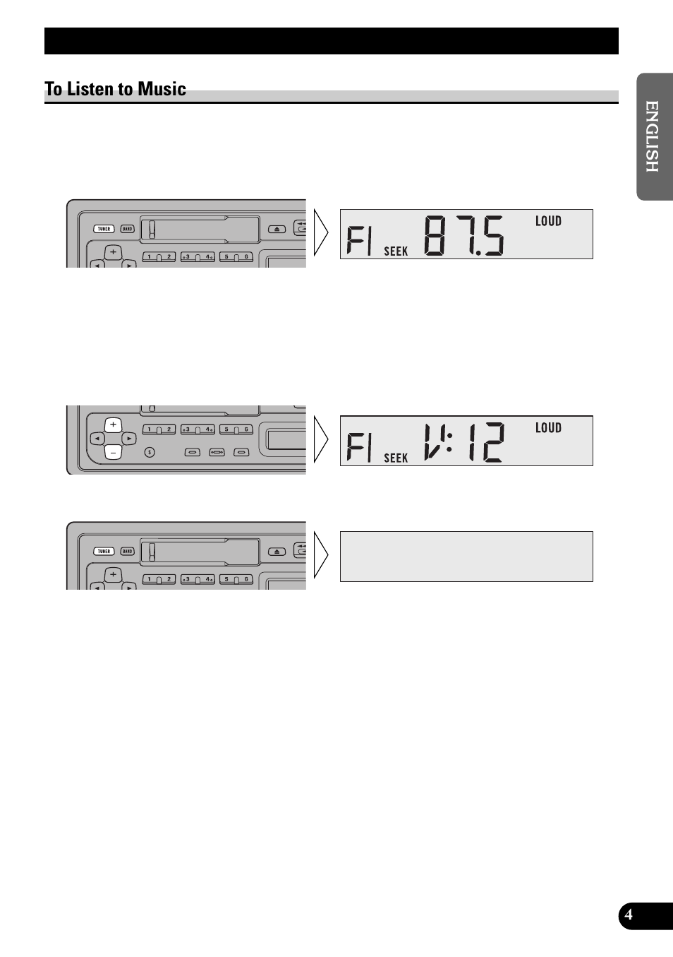 Basic operation, To listen to music | Pioneer KEH-1940 User Manual | Page 5 / 88