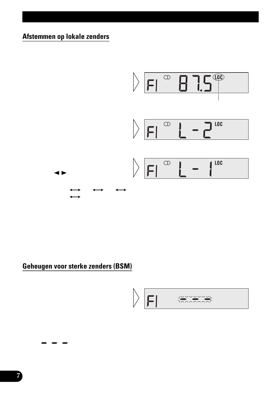 Bediening van de tuner, Afstemmen op lokale zenders, Geheugen voor sterke zenders (bsm) | Pioneer KEH-1940 User Manual | Page 78 / 88