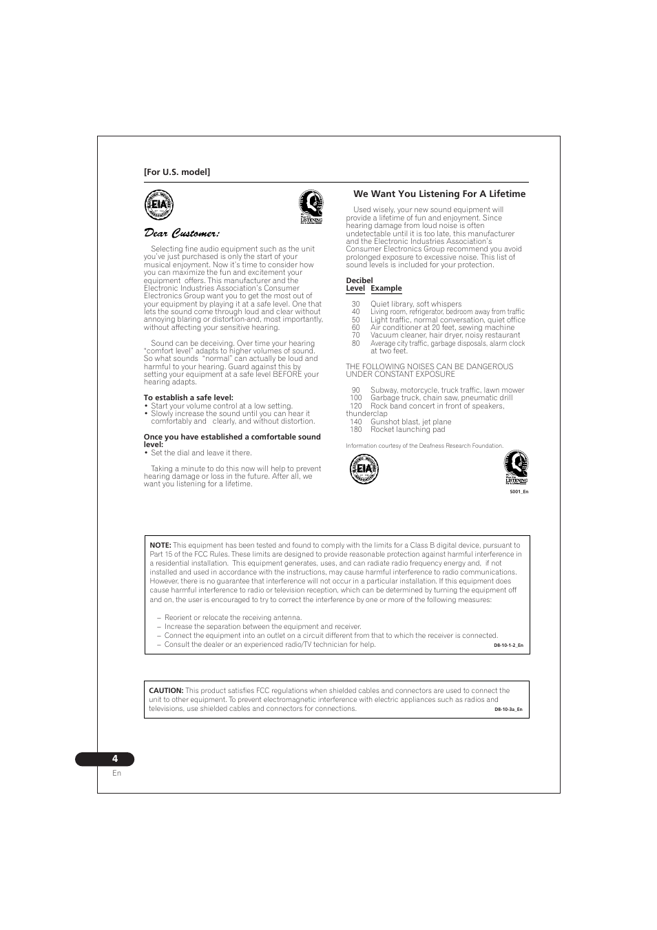 Pioneer SE DIR800C User Manual | Page 4 / 76
