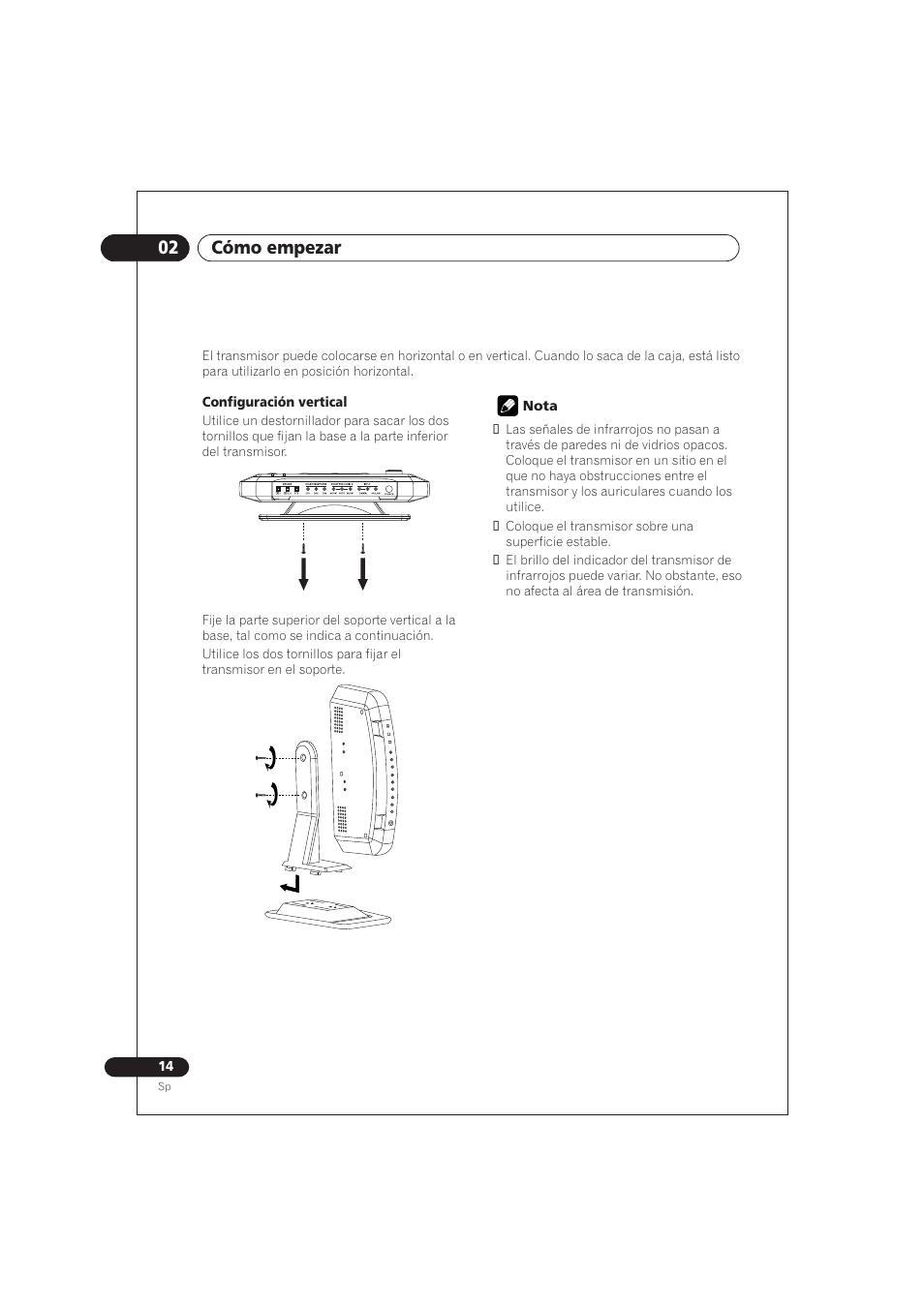 02 cómo empezar | Pioneer SE DIR800C User Manual | Page 64 / 76