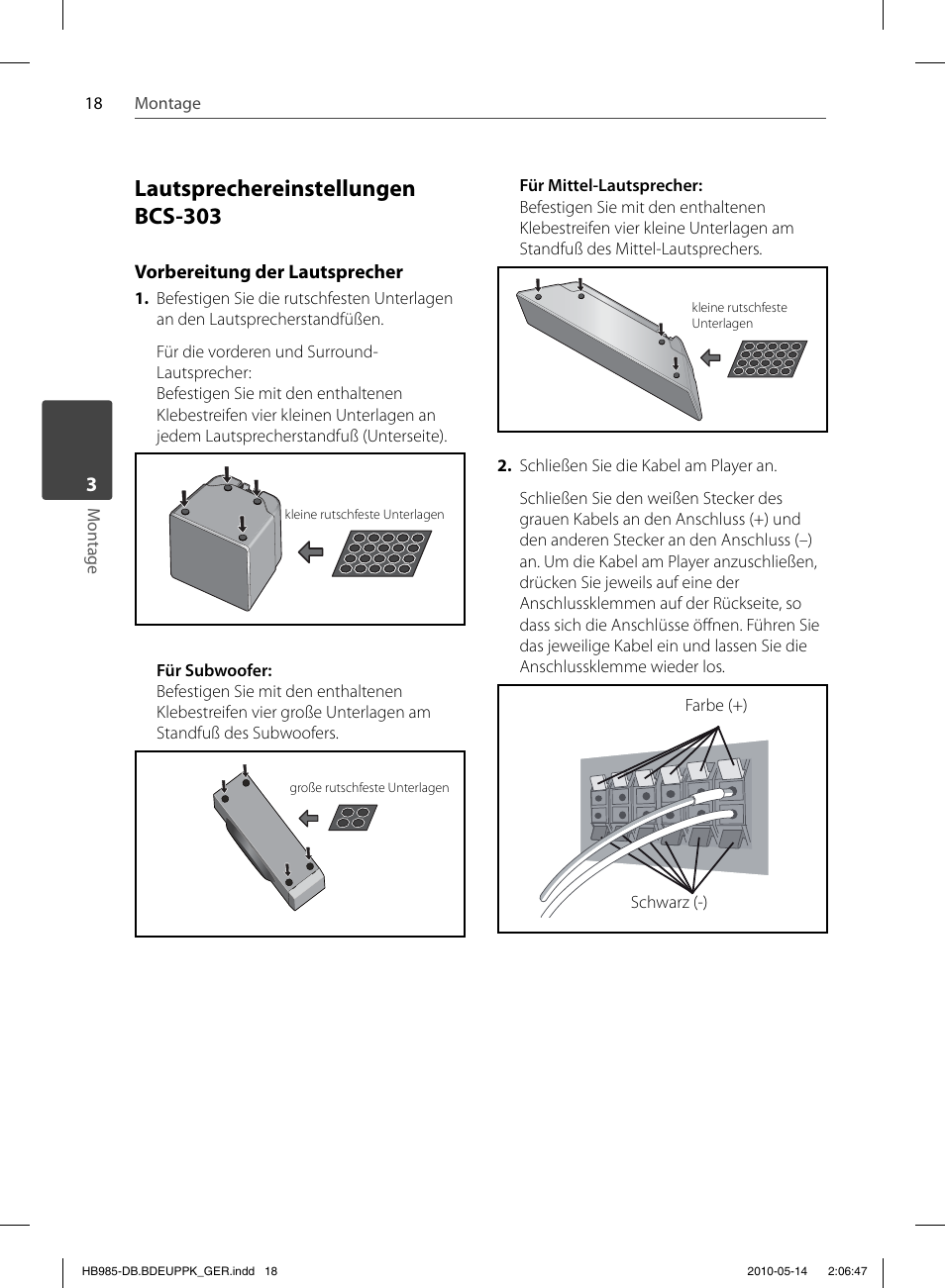 Lautsprechereinstellungen bcs-303 | Pioneer BCS-303 User Manual | Page 166 / 448
