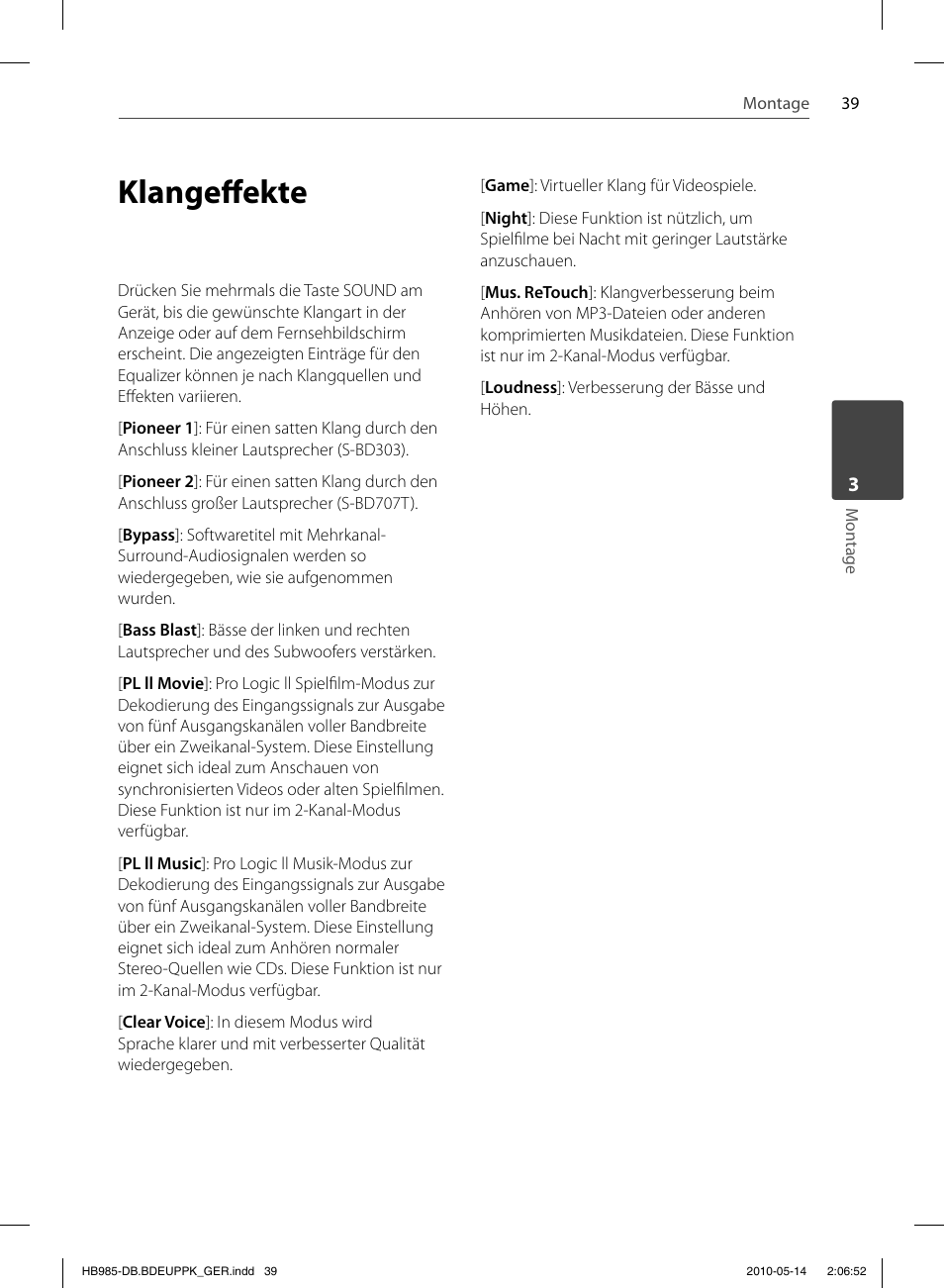 Klangeff ekte | Pioneer BCS-303 User Manual | Page 187 / 448