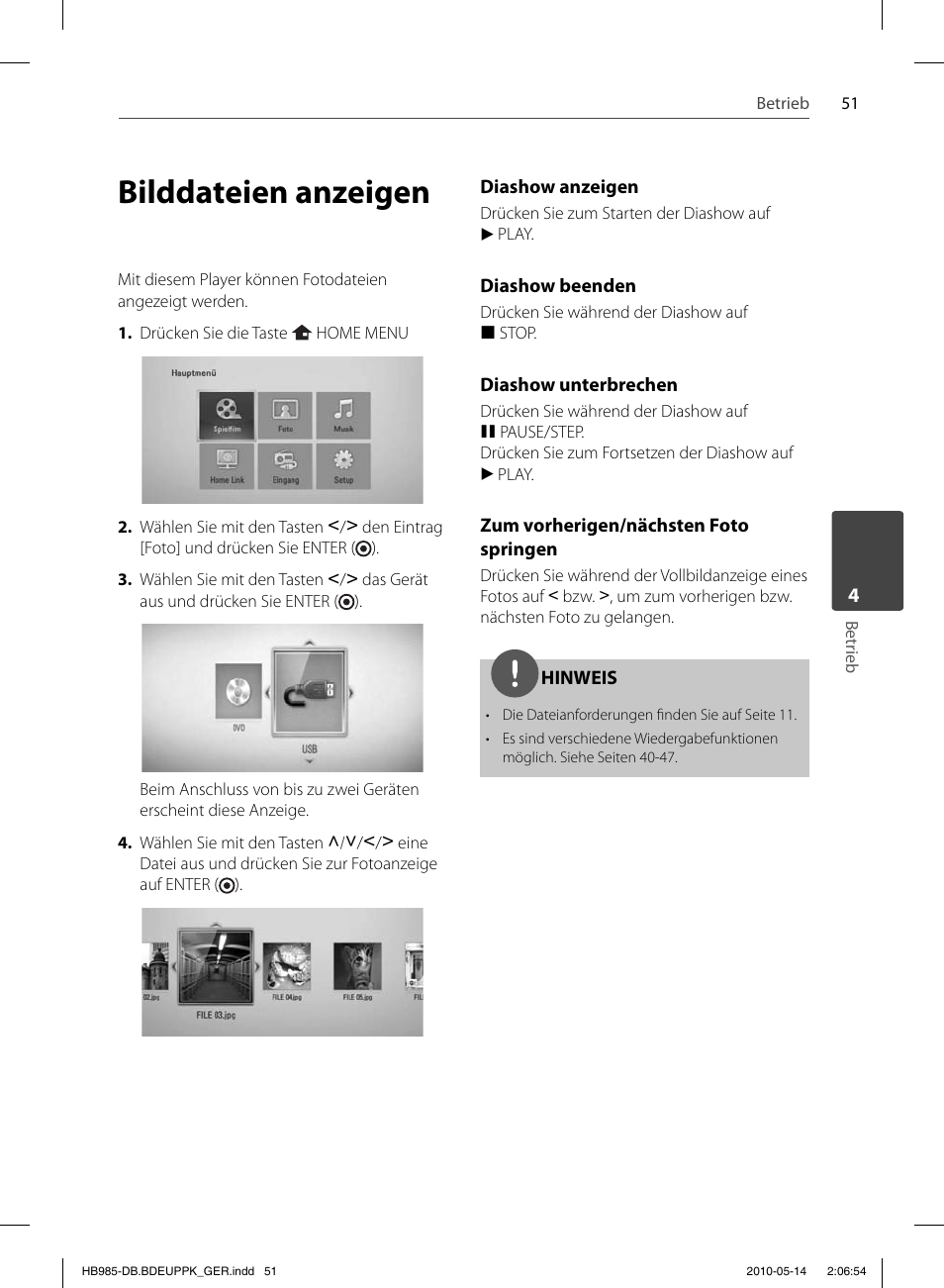 Bilddateien anzeigen | Pioneer BCS-303 User Manual | Page 199 / 448