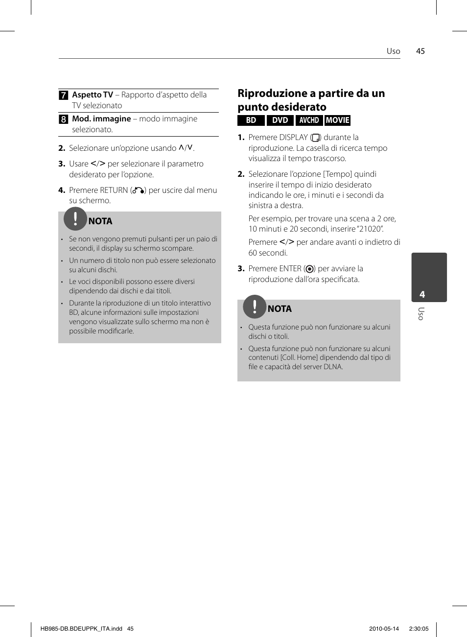 Riproduzione a partire da un punto desiderato | Pioneer BCS-303 User Manual | Page 267 / 448