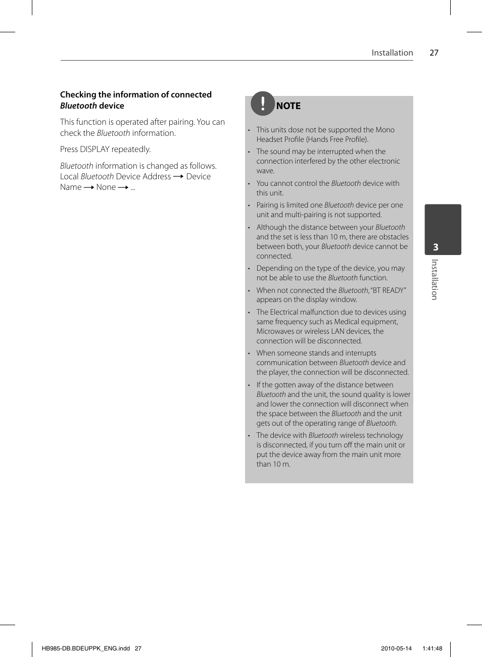 Pioneer BCS-303 User Manual | Page 27 / 448