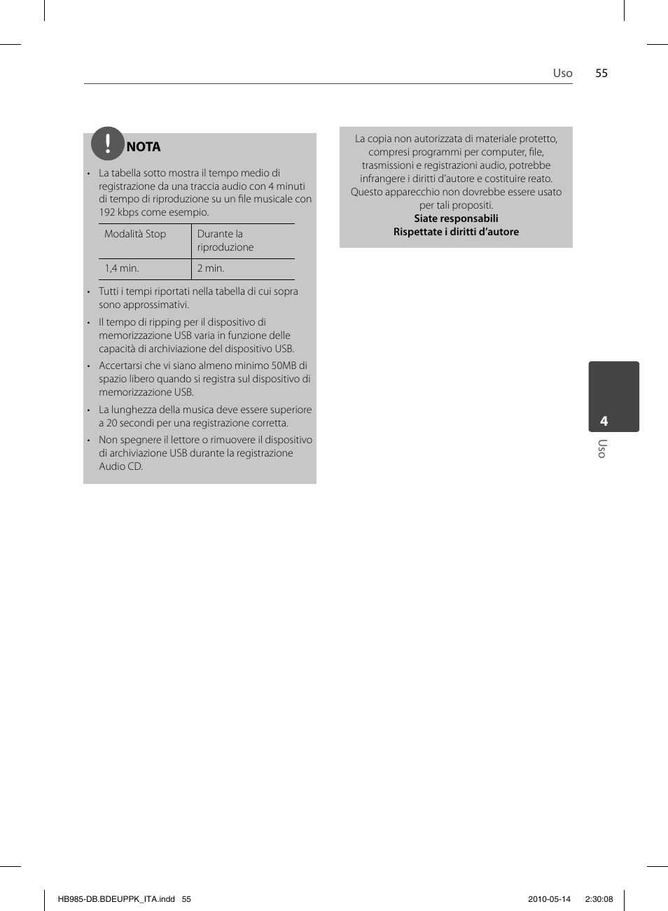 Nota | Pioneer BCS-303 User Manual | Page 277 / 448