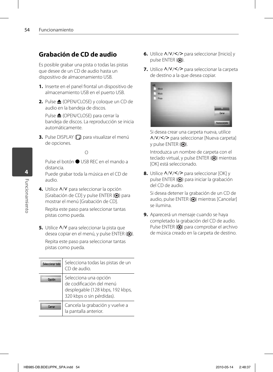 Grabación de cd de audio | Pioneer BCS-303 User Manual | Page 350 / 448