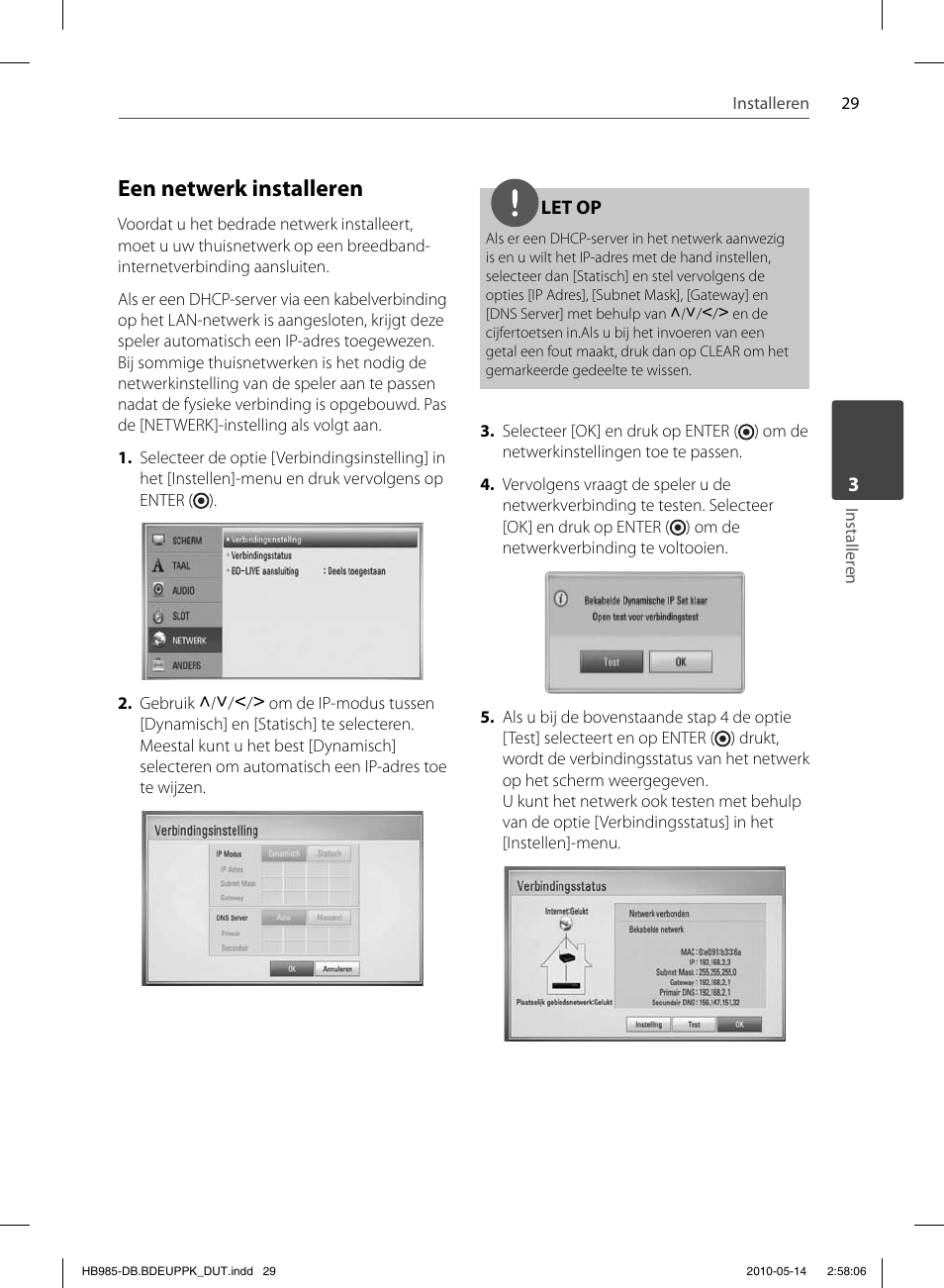 Een netwerk installeren | Pioneer BCS-303 User Manual | Page 399 / 448