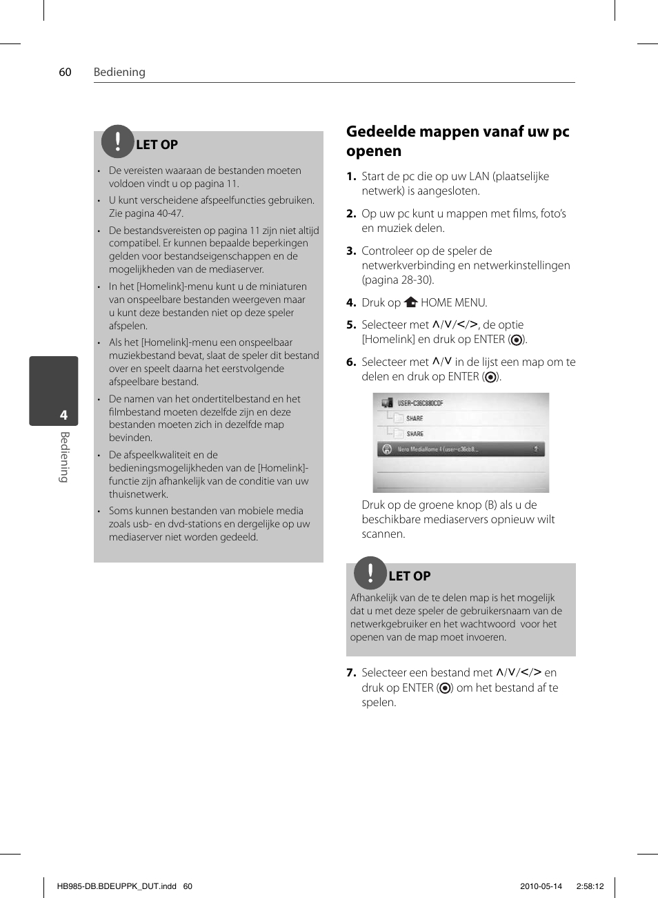 Gedeelde mappen vanaf uw pc openen | Pioneer BCS-303 User Manual | Page 430 / 448