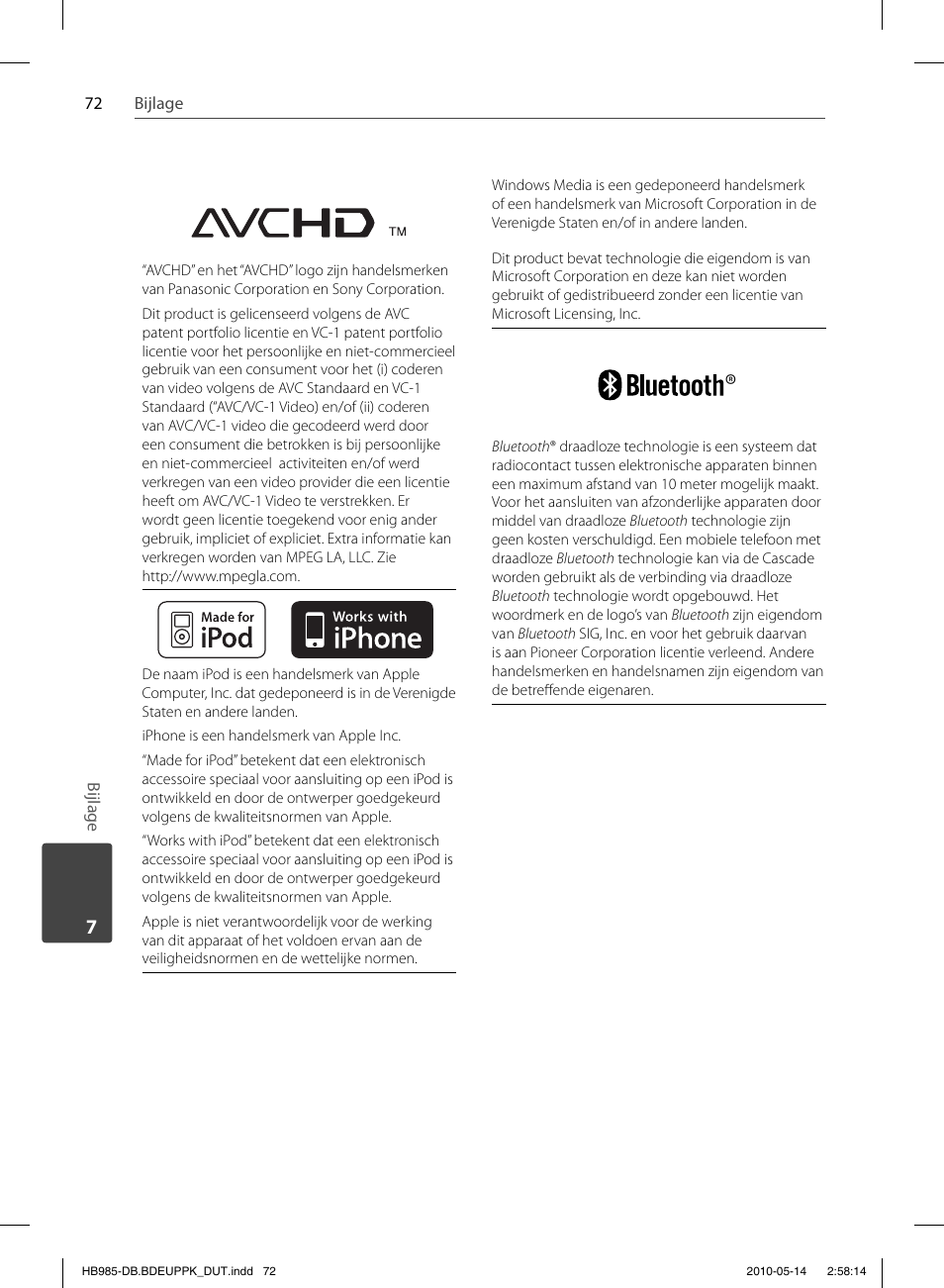 Pioneer BCS-303 User Manual | Page 442 / 448