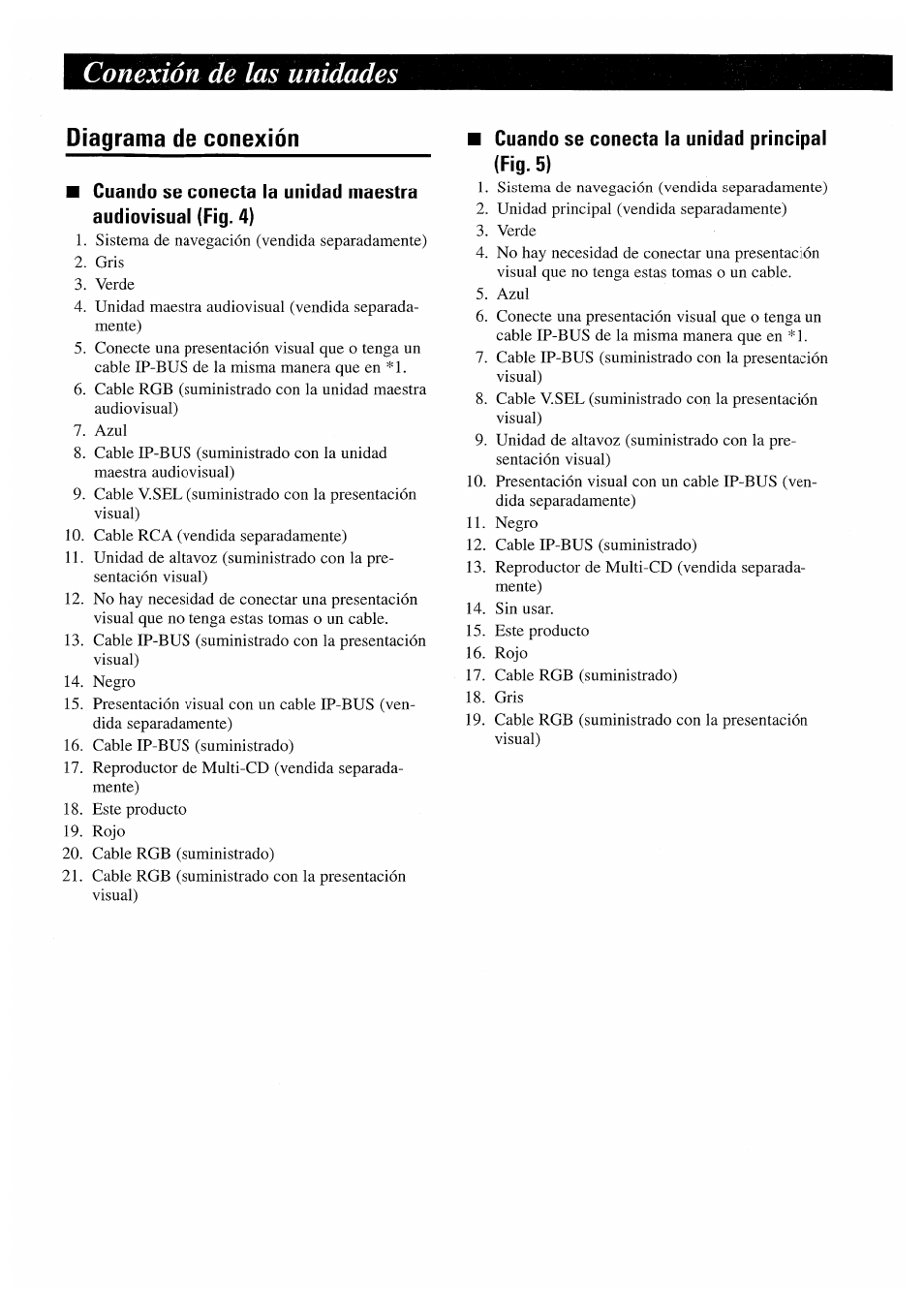 Conexión de las unidades, Diagrama de conexión | Pioneer GEX-P7000TVP User Manual | Page 22 / 31