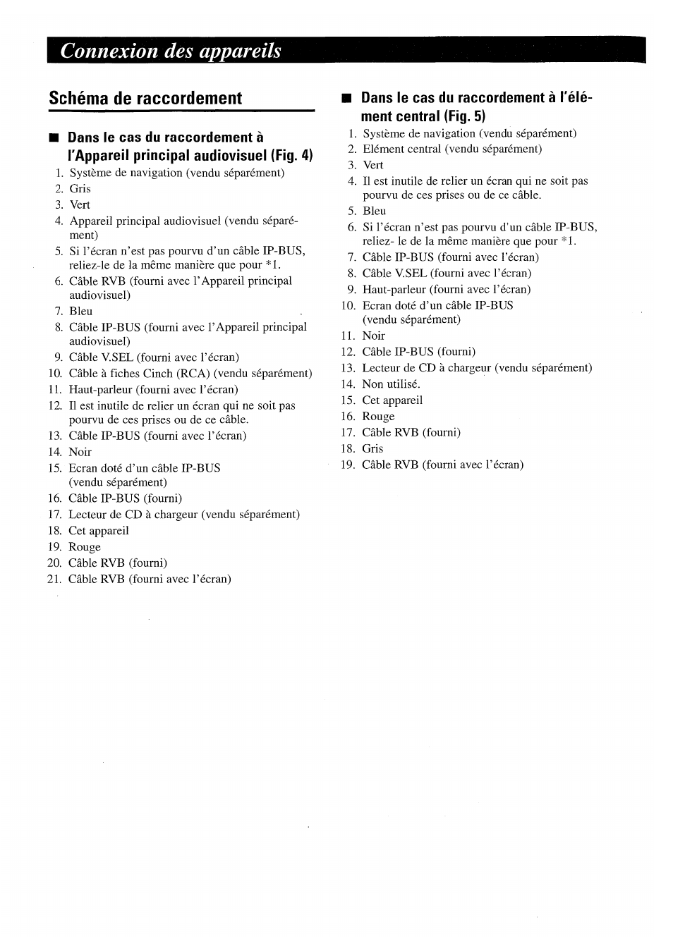 Connexion des appareils, Schéma de raccordement | Pioneer GEX-P7000TVP User Manual | Page 26 / 31
