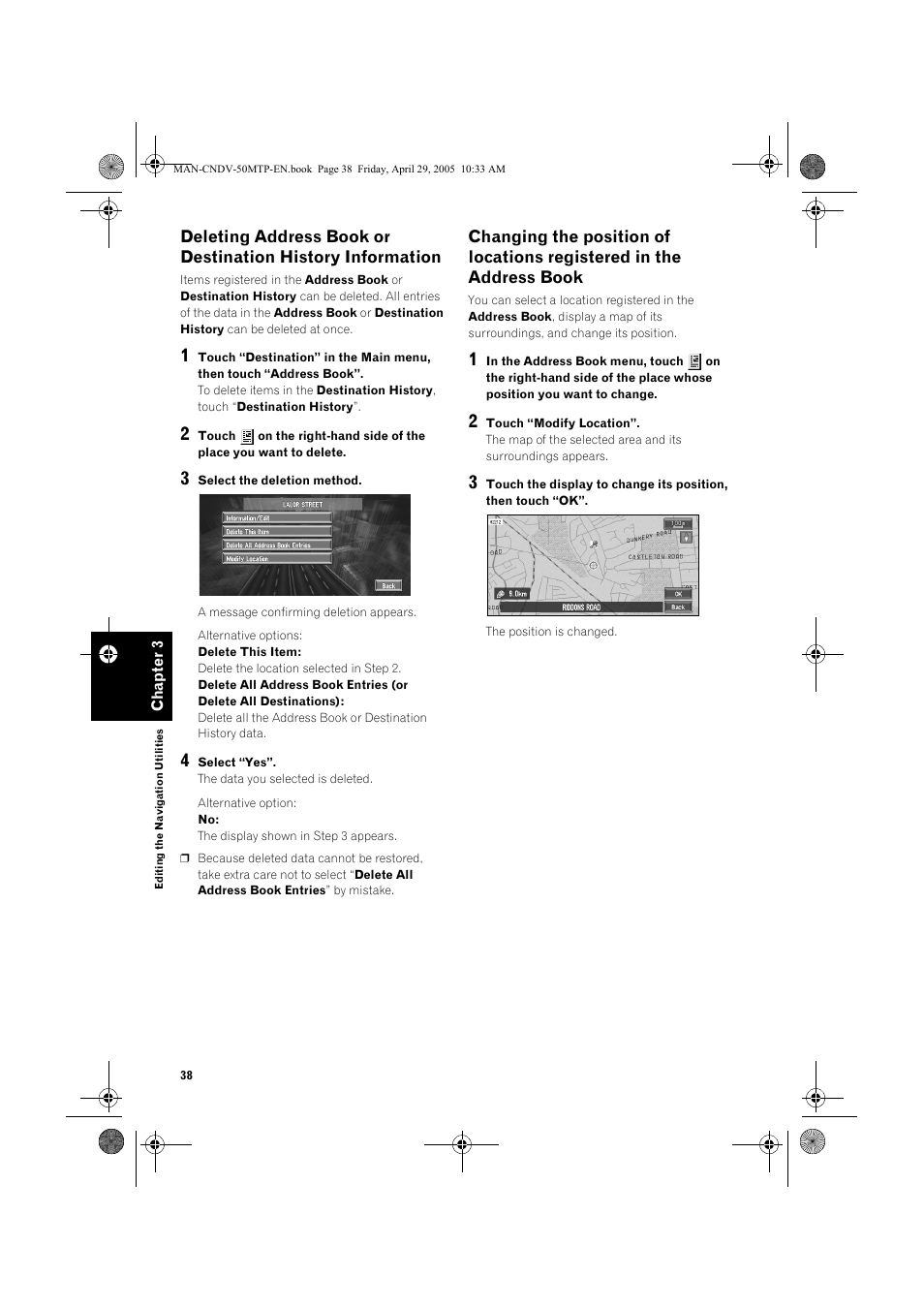Pioneer CNDV-50MT User Manual | Page 40 / 84