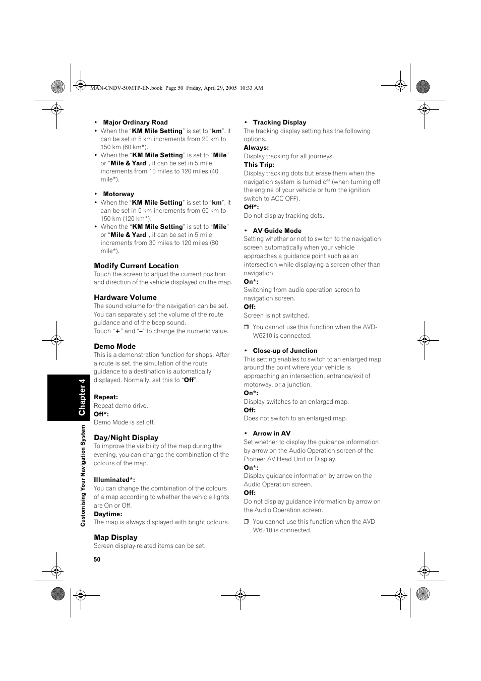 Pioneer CNDV-50MT User Manual | Page 52 / 84