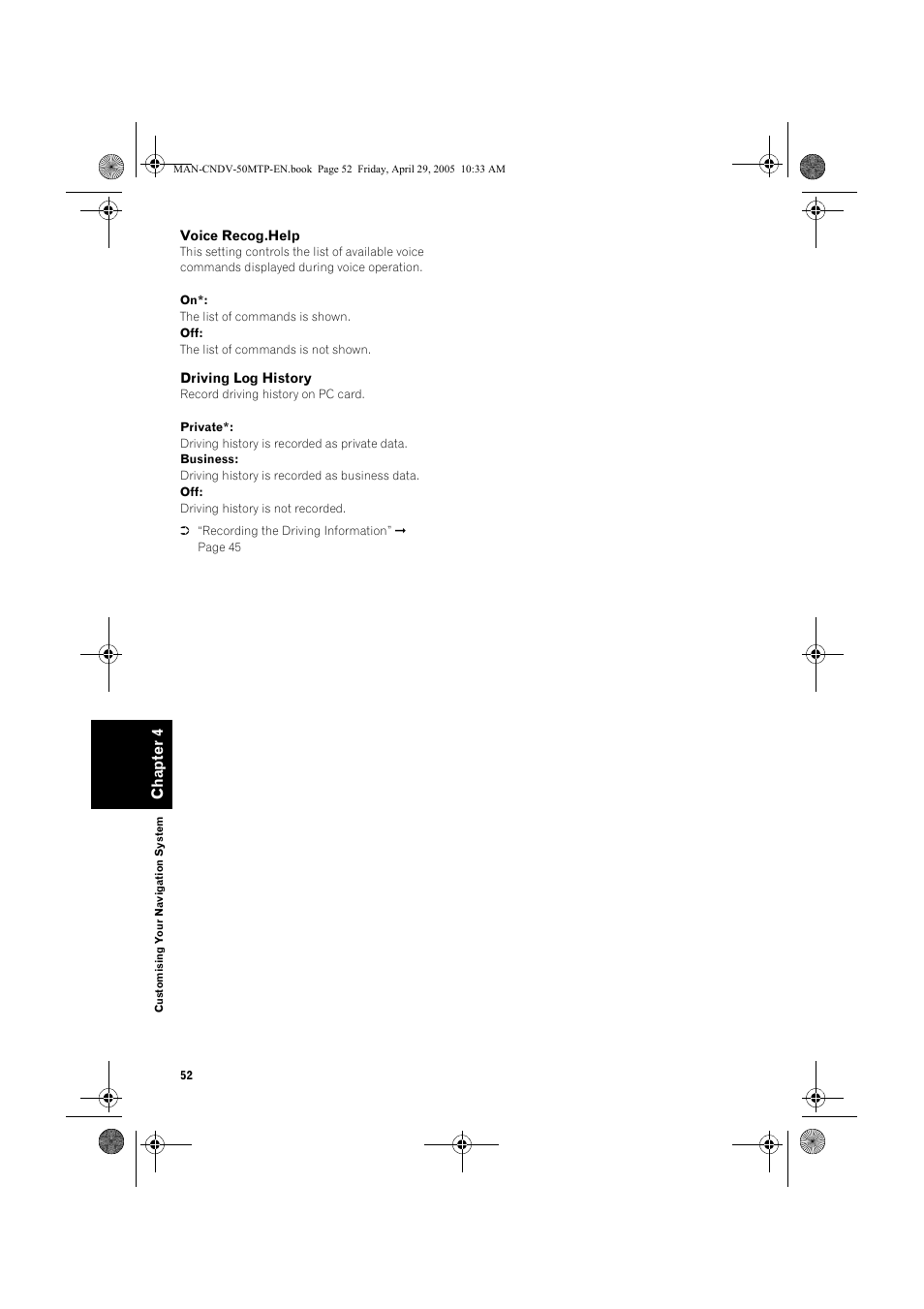 Pioneer CNDV-50MT User Manual | Page 54 / 84