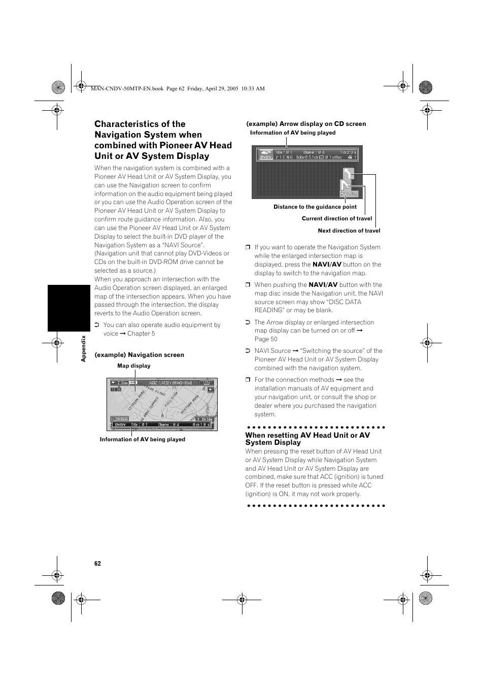 Pioneer CNDV-50MT User Manual | Page 64 / 84