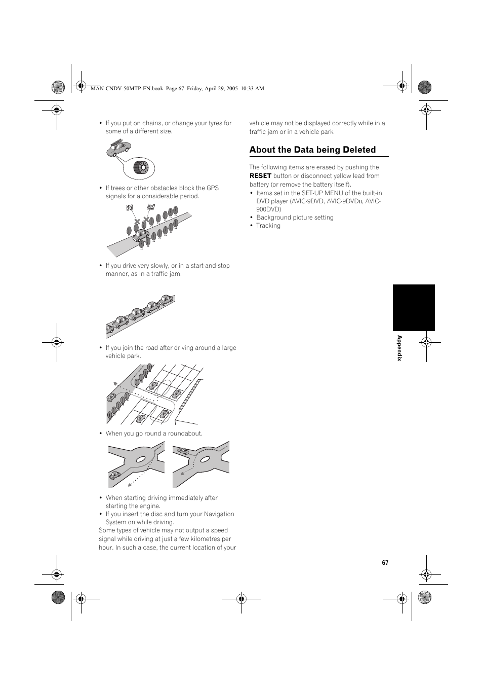 About the data being deleted | Pioneer CNDV-50MT User Manual | Page 69 / 84