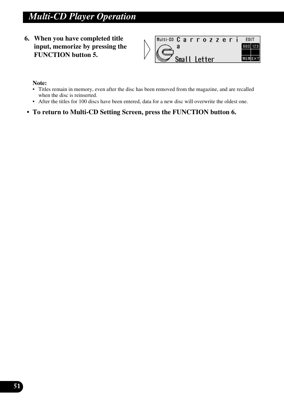 Multi-cd player operation | Pioneer RS-D7R User Manual | Page 52 / 91