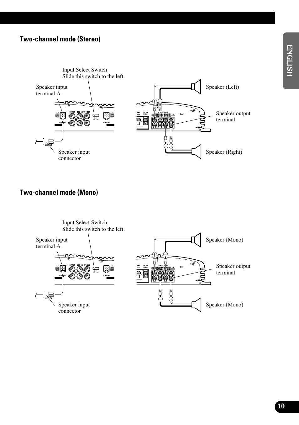 Pioneer GM-X364 User Manual | Page 11 / 76