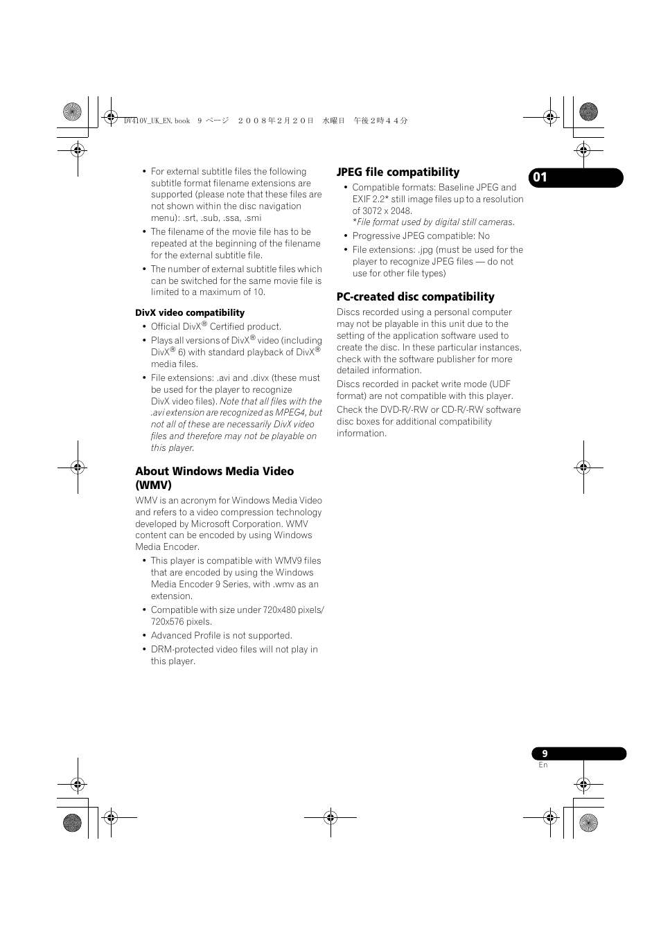 Pioneer DV-410V-S User Manual | Page 9 / 52