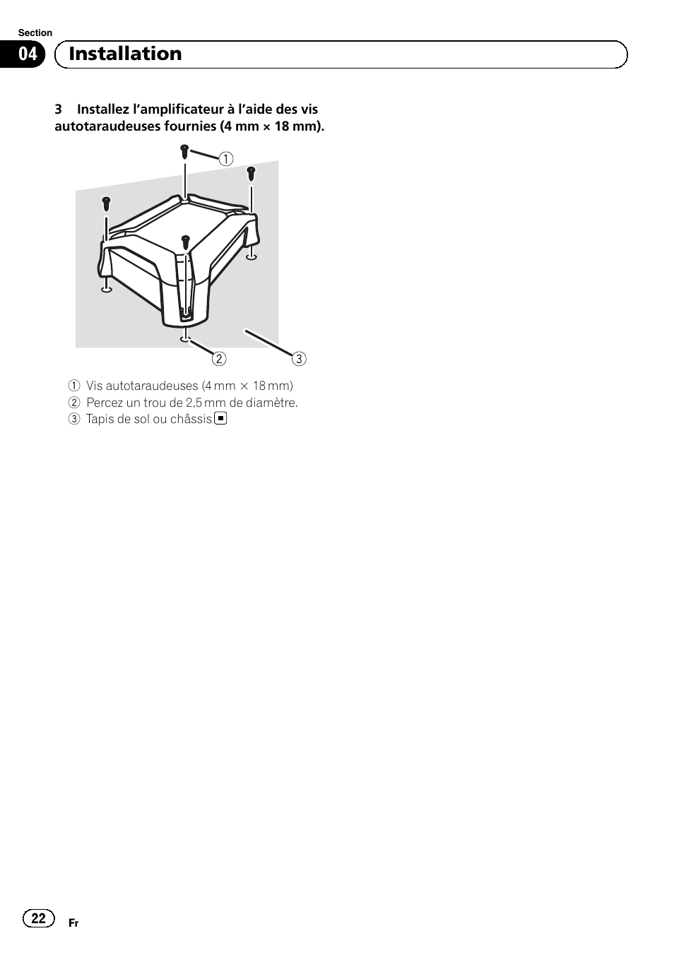 04 installation | Pioneer GM-3500T User Manual | Page 22 / 84