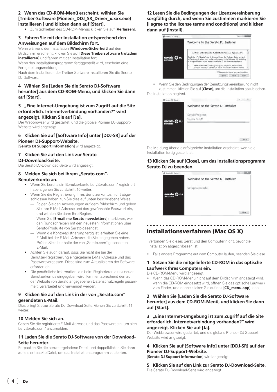 Installationsverfahren (mac os x) | Pioneer DDJ-SR User Manual | Page 34 / 68