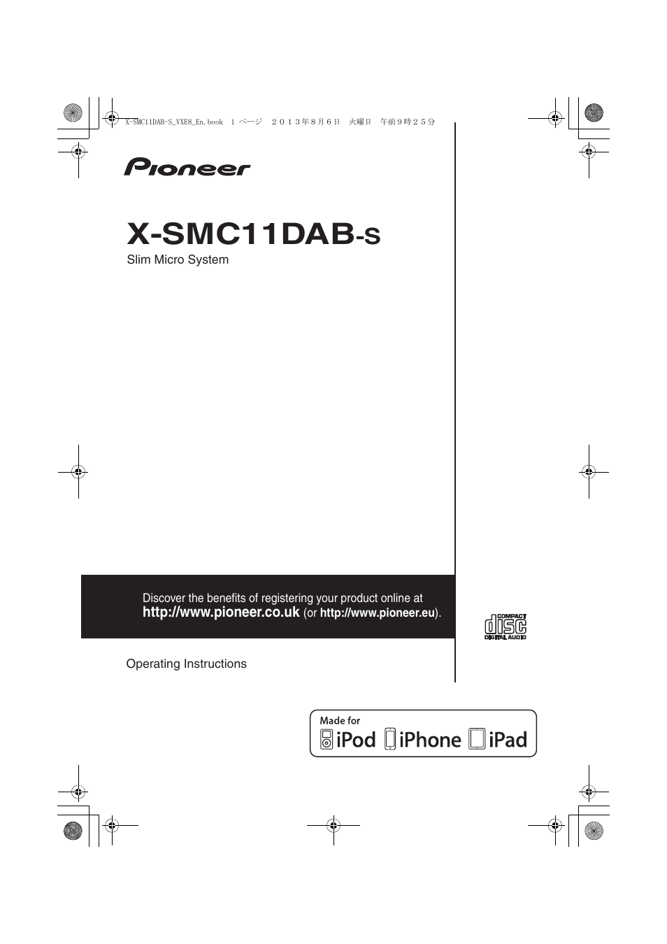 Pioneer X-SMC11DAB-S User Manual | 32 pages