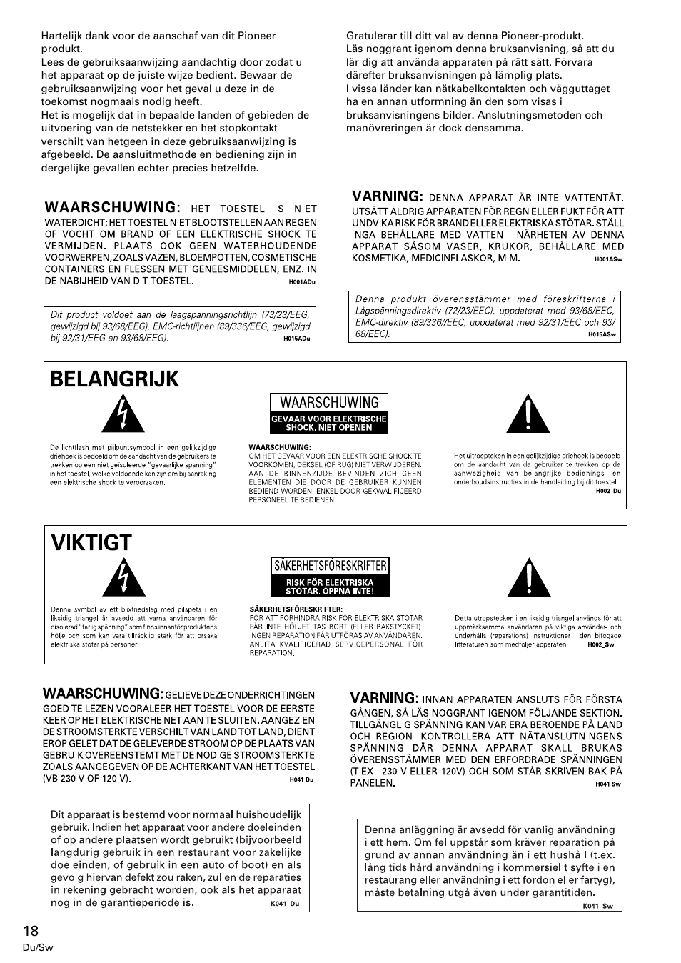Pioneer M-10X User Manual | Page 18 / 36