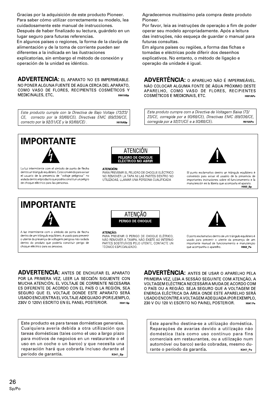 Pioneer M-10X User Manual | Page 26 / 36