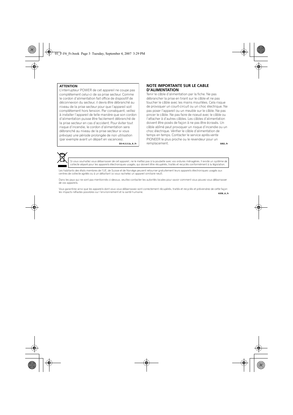 Pioneer F-F6-J User Manual | Page 33 / 182