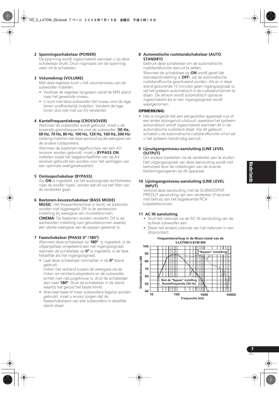 Pioneer S-LX70W User Manual | Page 39 / 99