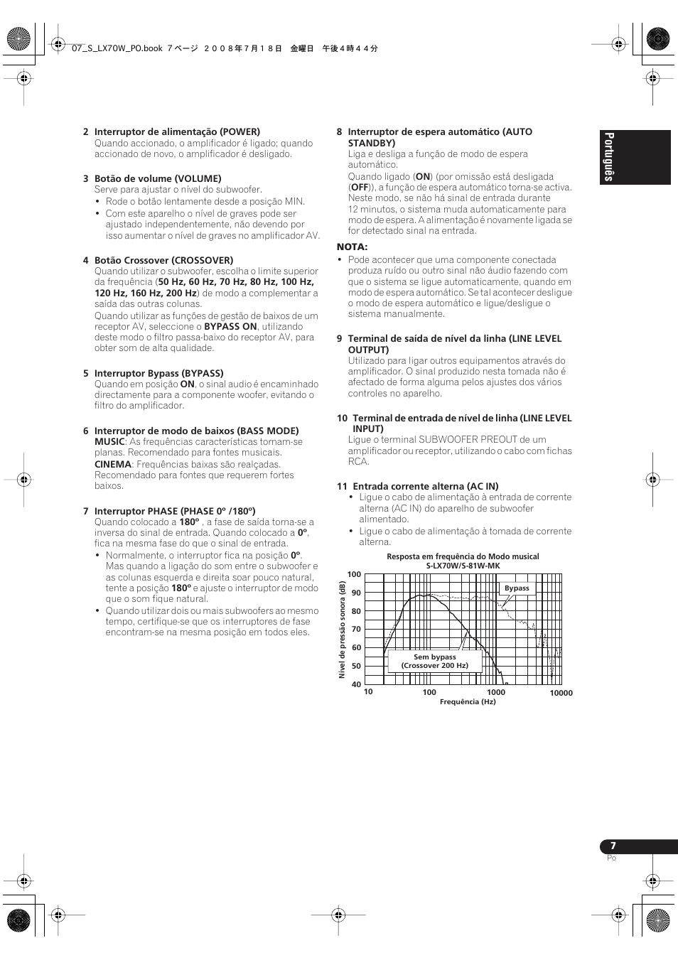 Pioneer S-LX70W User Manual | Page 55 / 99