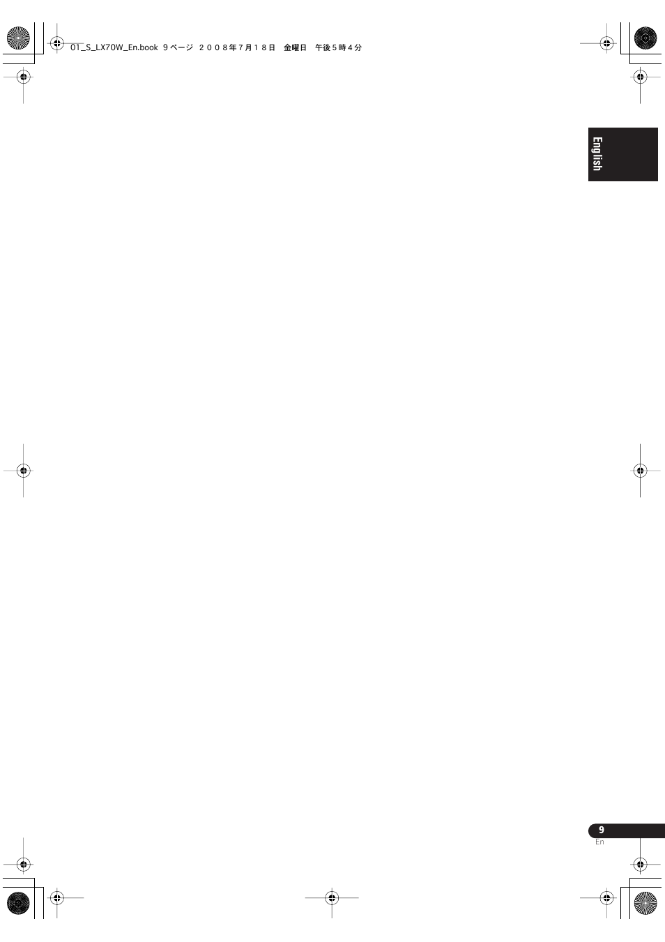 Pioneer S-LX70W User Manual | Page 9 / 99