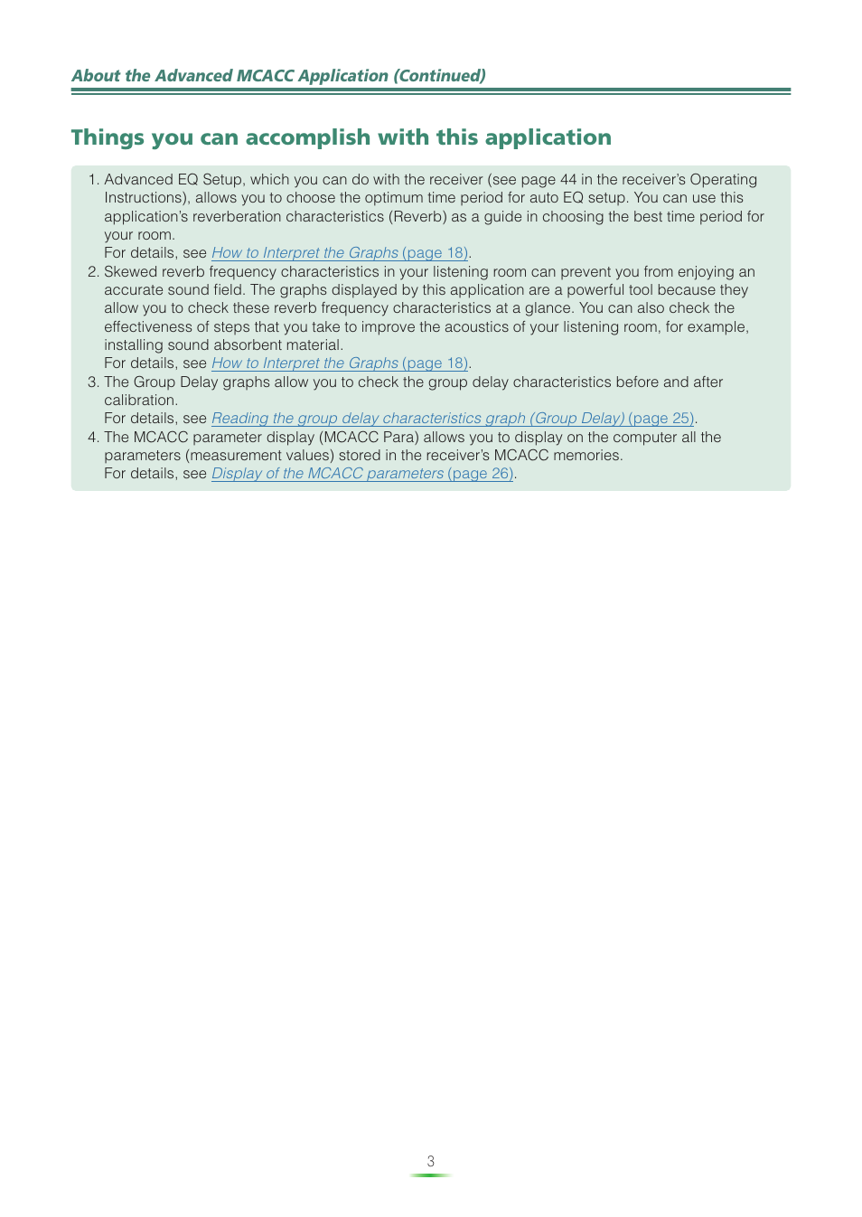 Things you can accomplish with this application | Pioneer VSX-LX60 User Manual | Page 3 / 38