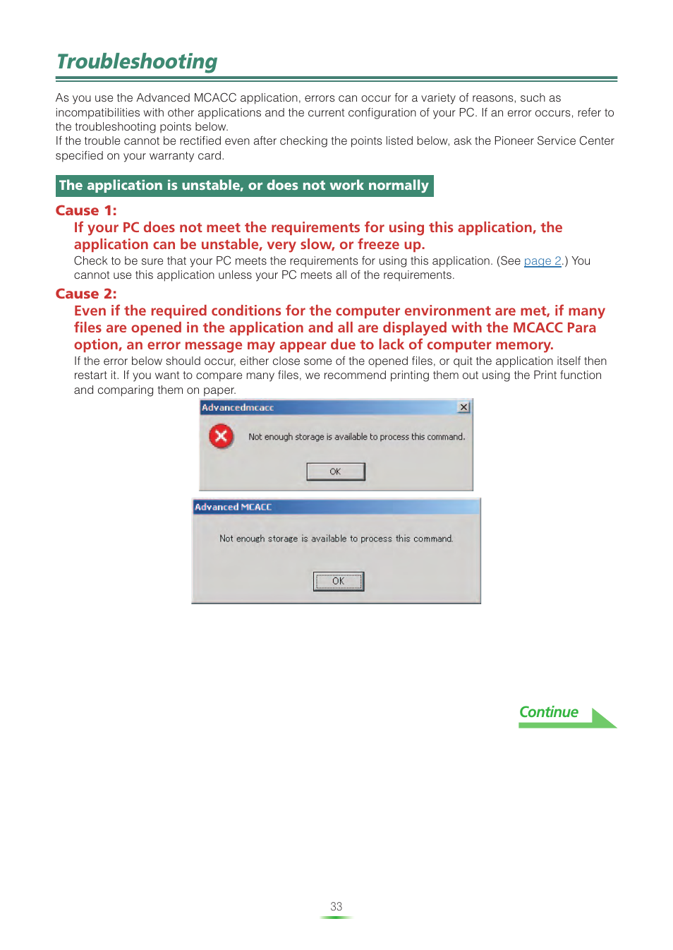 Troubleshooting | Pioneer VSX-LX60 User Manual | Page 33 / 38