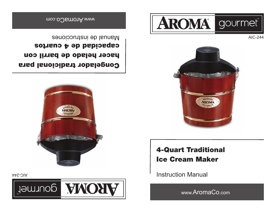 Aroma AIC-244 User Manual | 16 pages