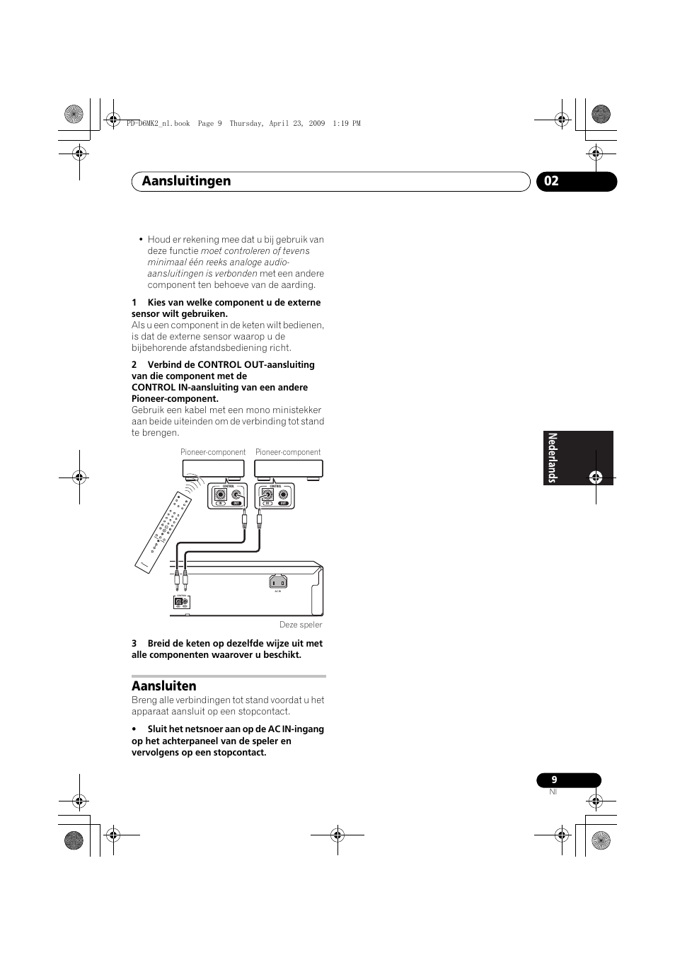 Aansluiten, Aansluitingen 02 | Pioneer PD-D6MK2-K User Manual | Page 63 / 128
