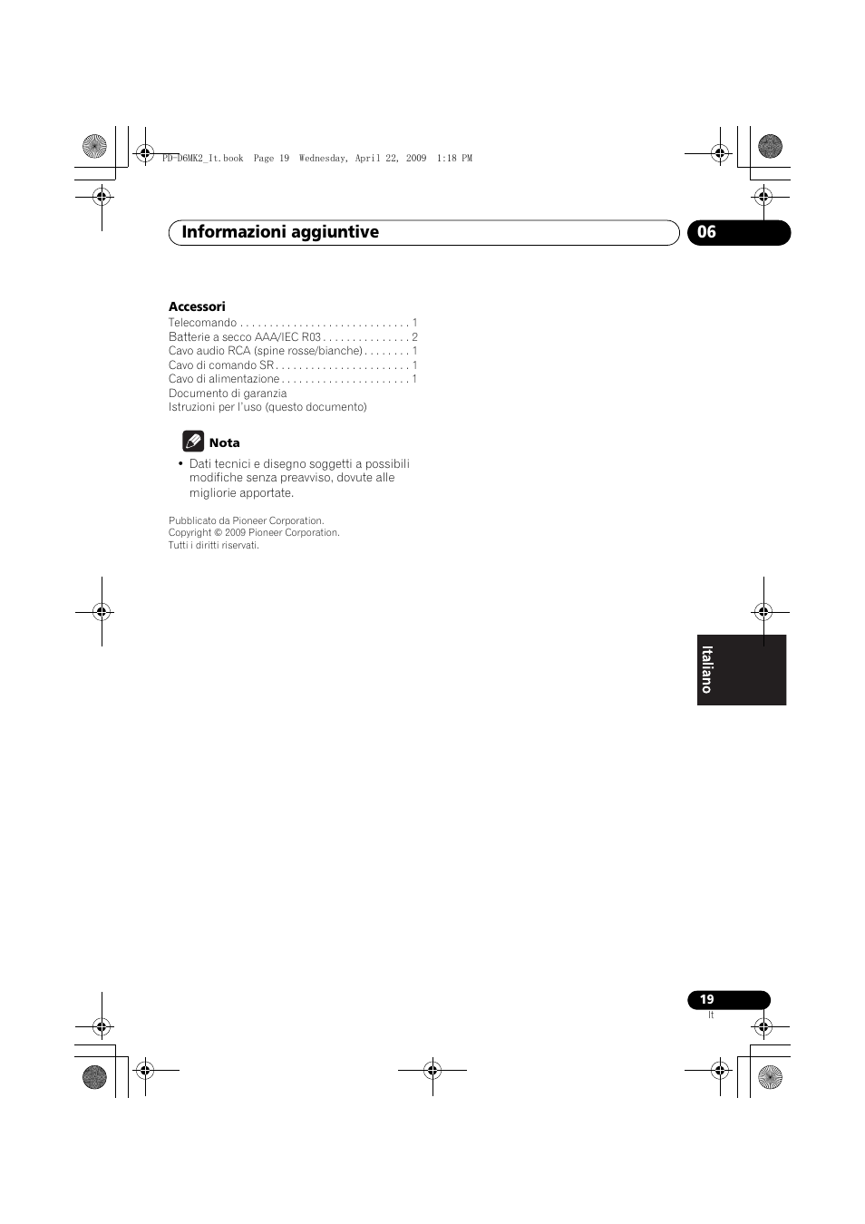 Informazioni aggiuntive 06 | Pioneer PD-D6MK2-K User Manual | Page 91 / 128