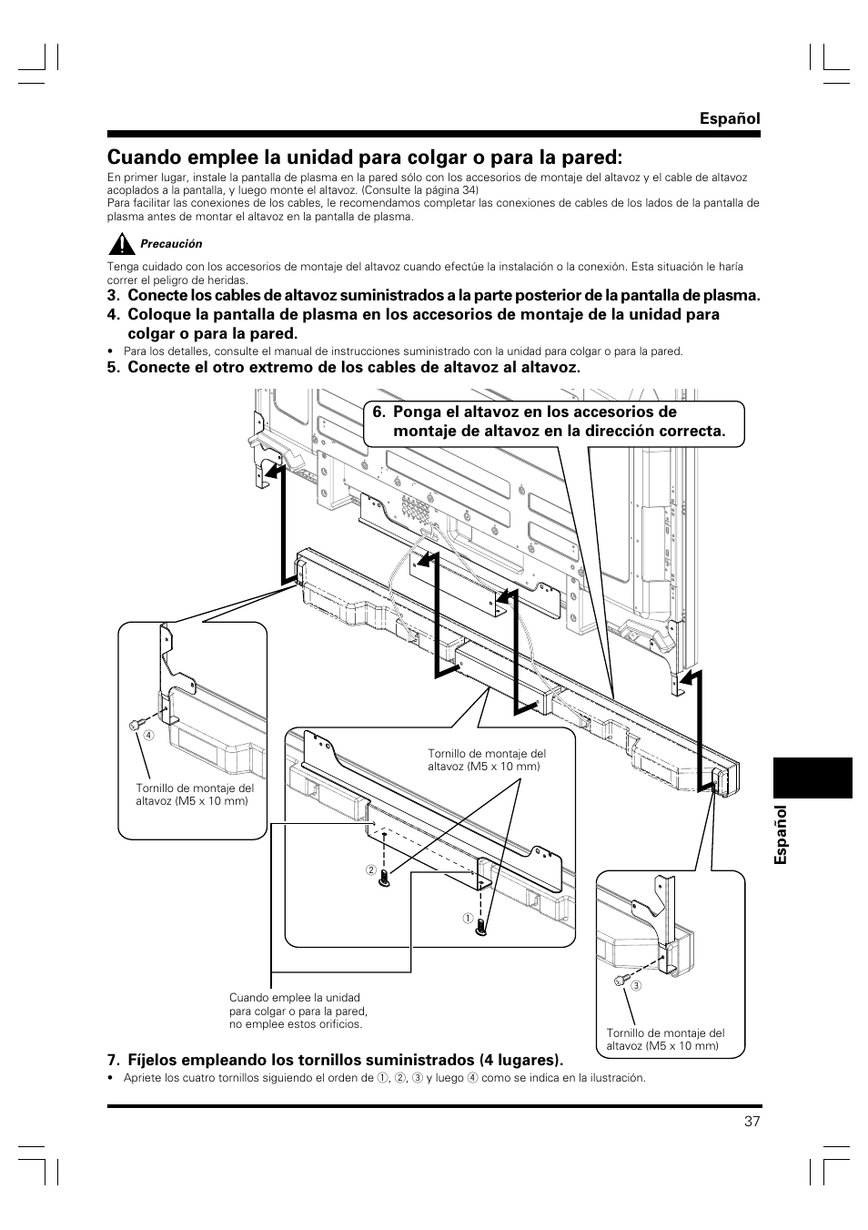 Pioneer PDP-S41 User Manual | Page 37 / 39