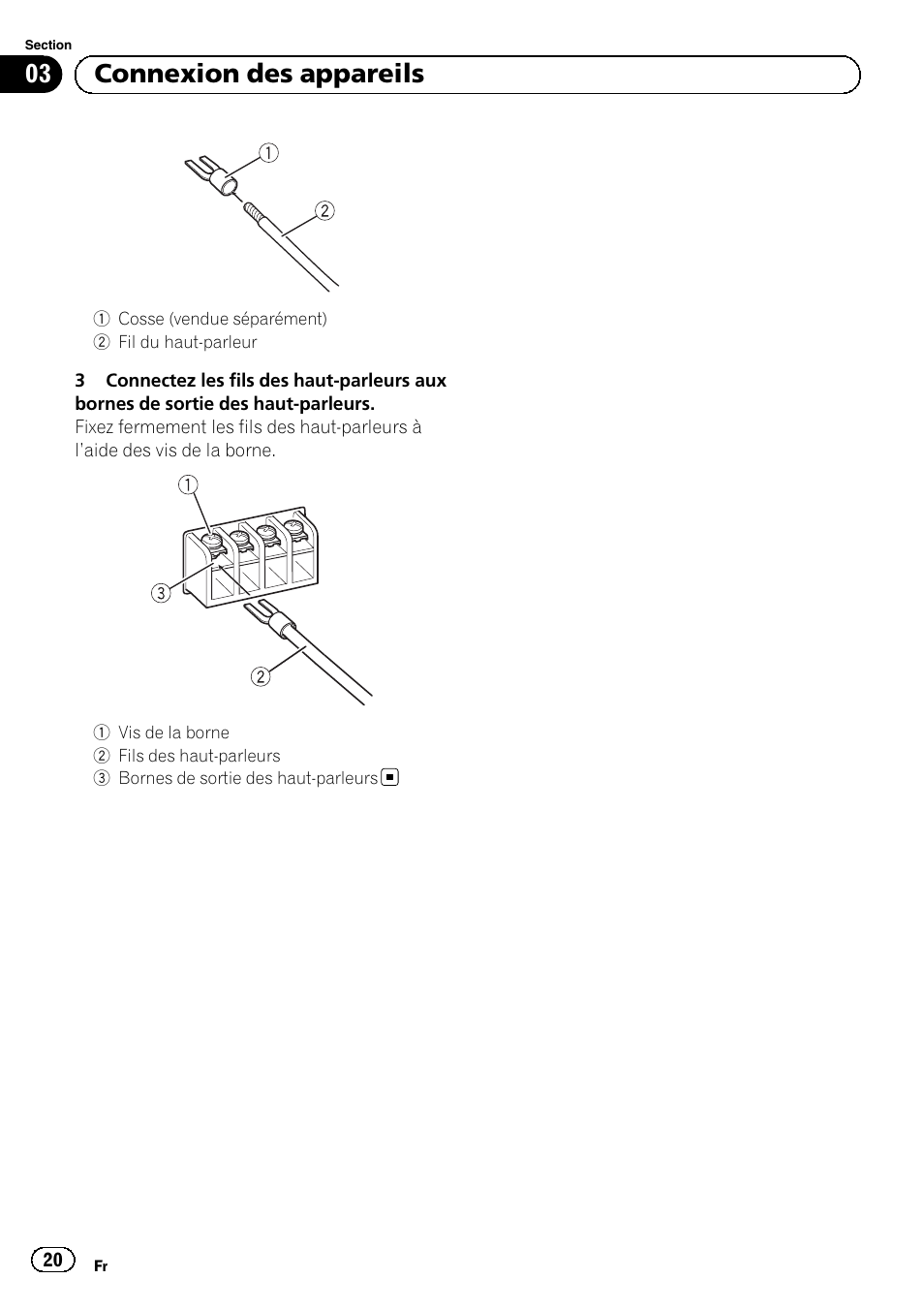 03 connexion des appareils | Pioneer GM-5500T User Manual | Page 20 / 84