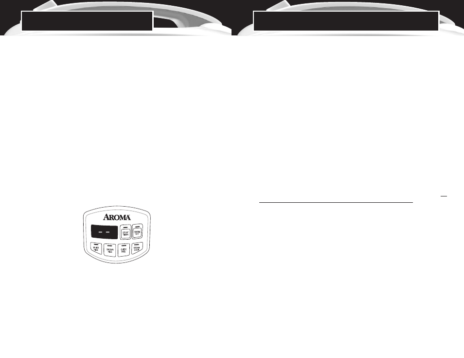 Using the delay timer, Using the smart steam function | Aroma ARC-1000 User Manual | Page 11 / 20