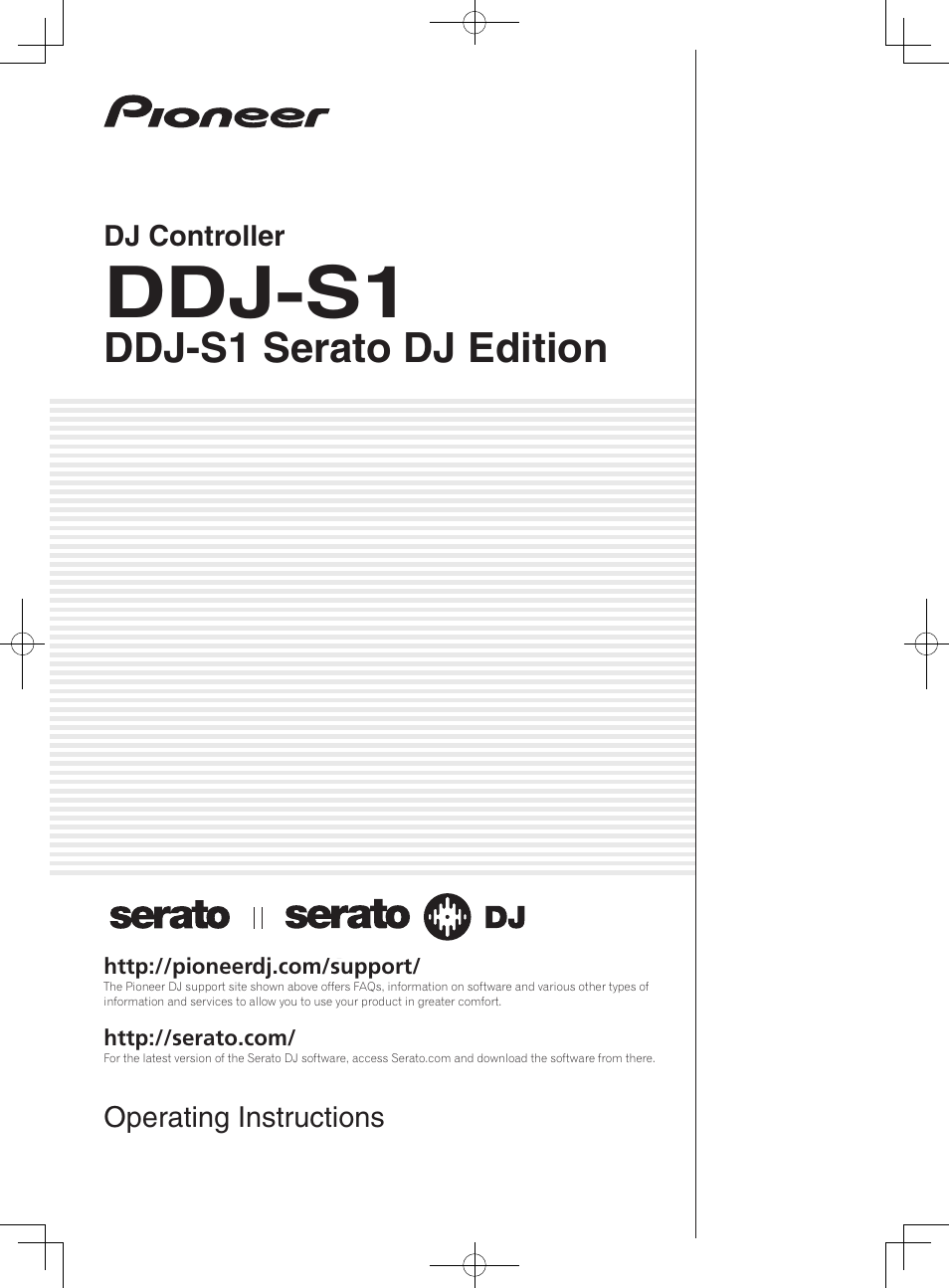 Pioneer DDJ-S1 User Manual | 26 pages